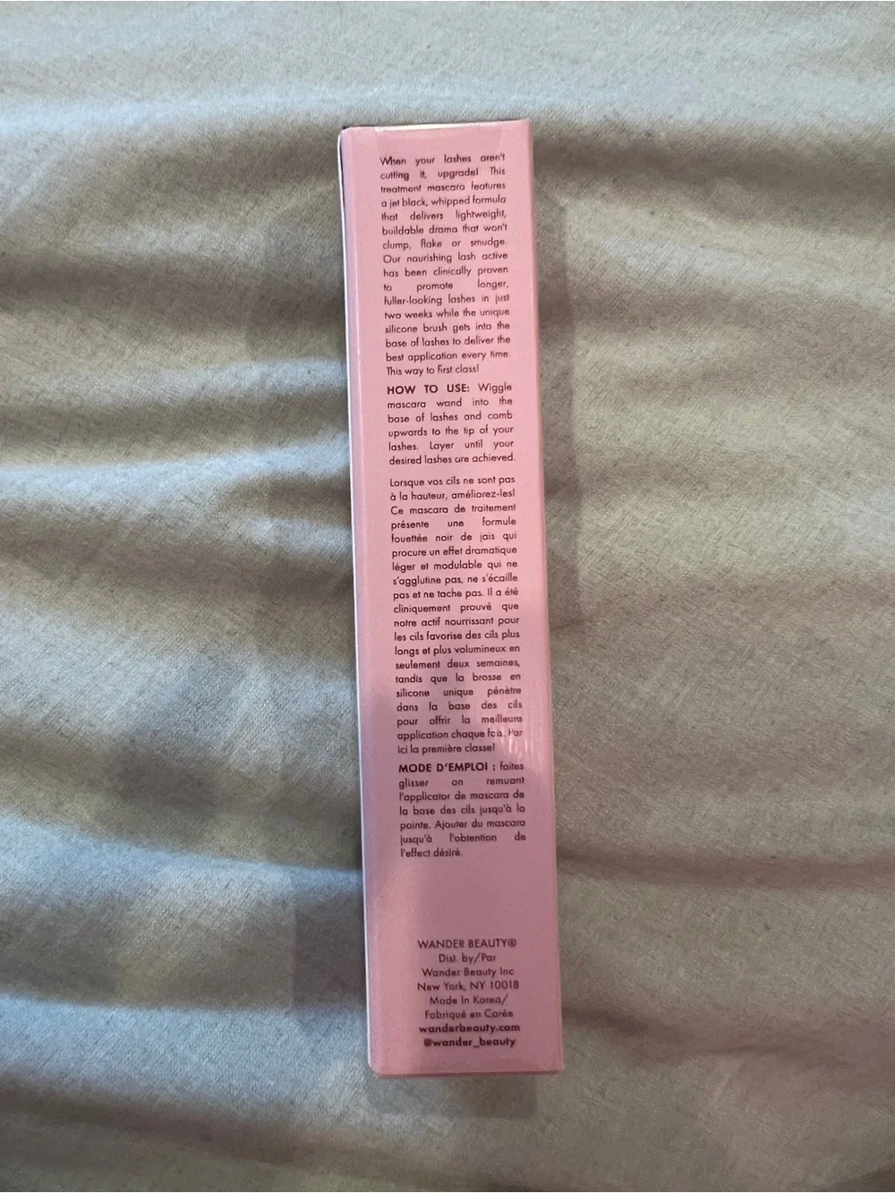 Wander Beauty Upgraded Lashes Treatment Mascara - Pink Box